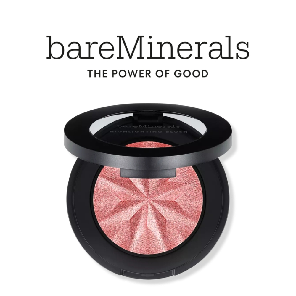 New! bareMinerals GEN NUDE Highlighting Blush - PINK GLOW - Picture 3 of 5